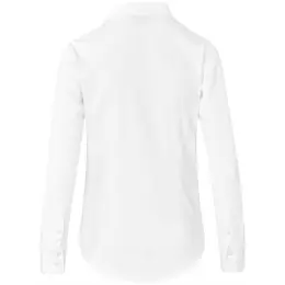 Ladies Long Sleeve Nottingham Shirt White Back